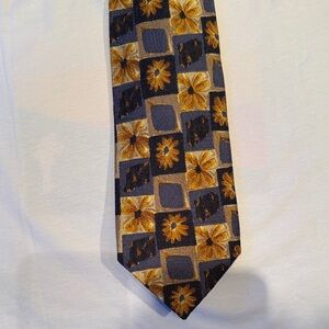 Altea Milano Blue and Brown Men's Tie